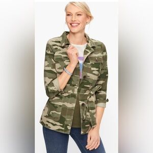 ✨✅ Talbots Belted Camo Jacket - NWT, Size PL - SOLD OUT ONLINE! ✨✅